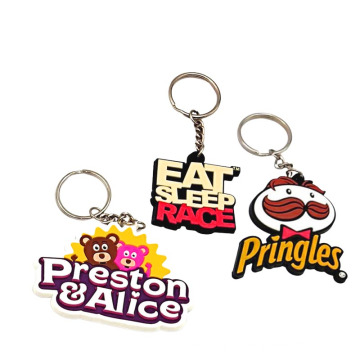 Fun Design Customize Your Own 2D PVC Keychain